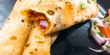 Chicken Frankie Roll - Mumbai Street Food Recipe