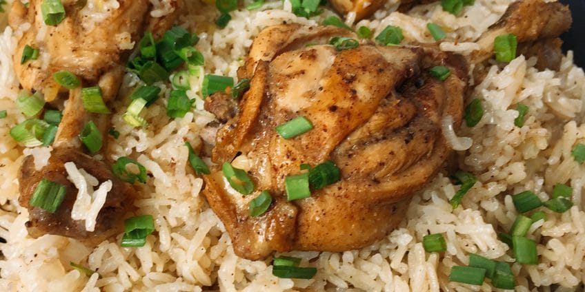 Caribbean Jerk Chicken With Rice