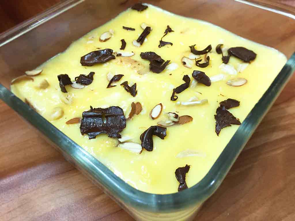 No-Bake Bread Custard Pudding - Tasted Recipes