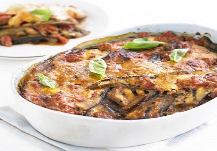 Aubergine Parmigiana