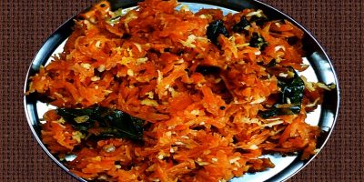 carrot poriyal recipe