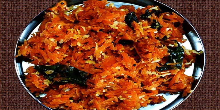 carrot poriyal recipe