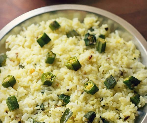 bhindi-rice-recipe