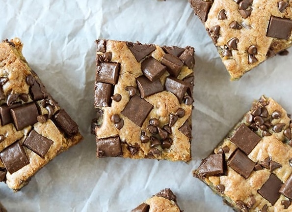 chocolate chunk bar cookies