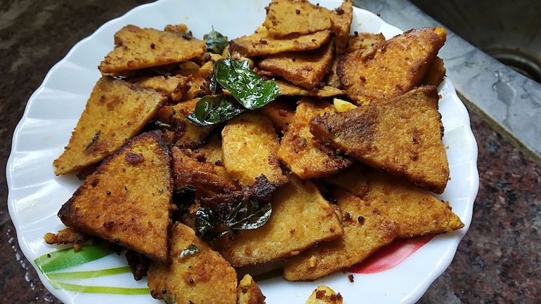 Elephant Foot Yam Recipe - Karunai Kilangu Shallow Fry - Tasted Recipes