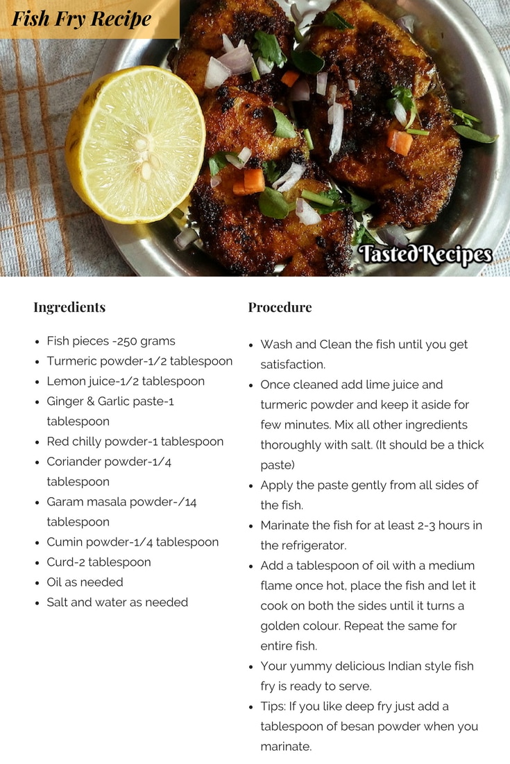 Fish Fry Recipe Fish Fry Tasted Recipes