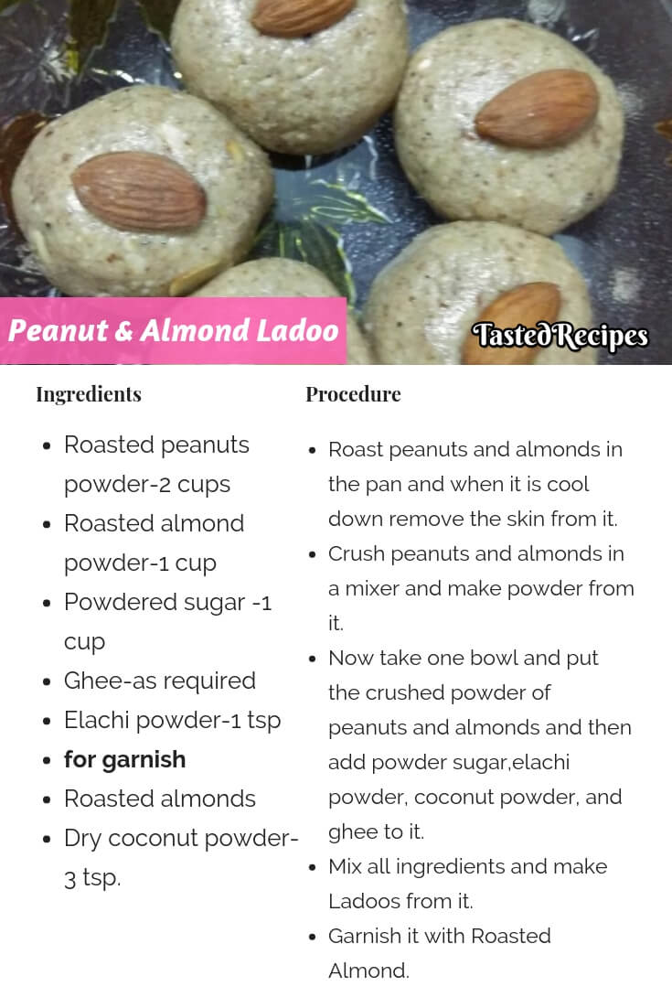 peanut almond ladoos