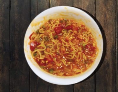 veg noodle soup
