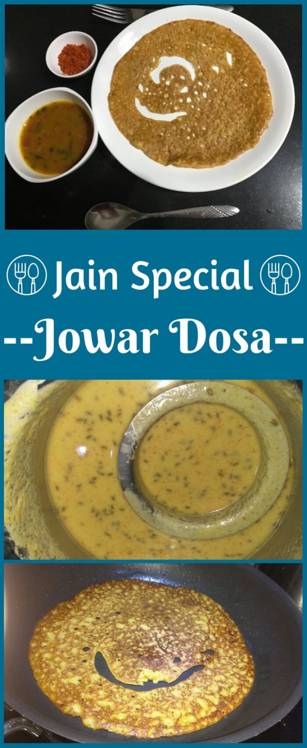 Instant Jain Jowar Dosa - Sorghum Amboli, Jolada Ghavan - Tasted Recipes
