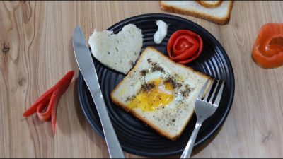 Egg In A Hole Recipe - Easy Breakfast Recipe