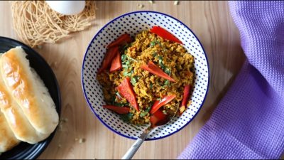 Spicy Anda Bhurji - Indian Egg Scramble