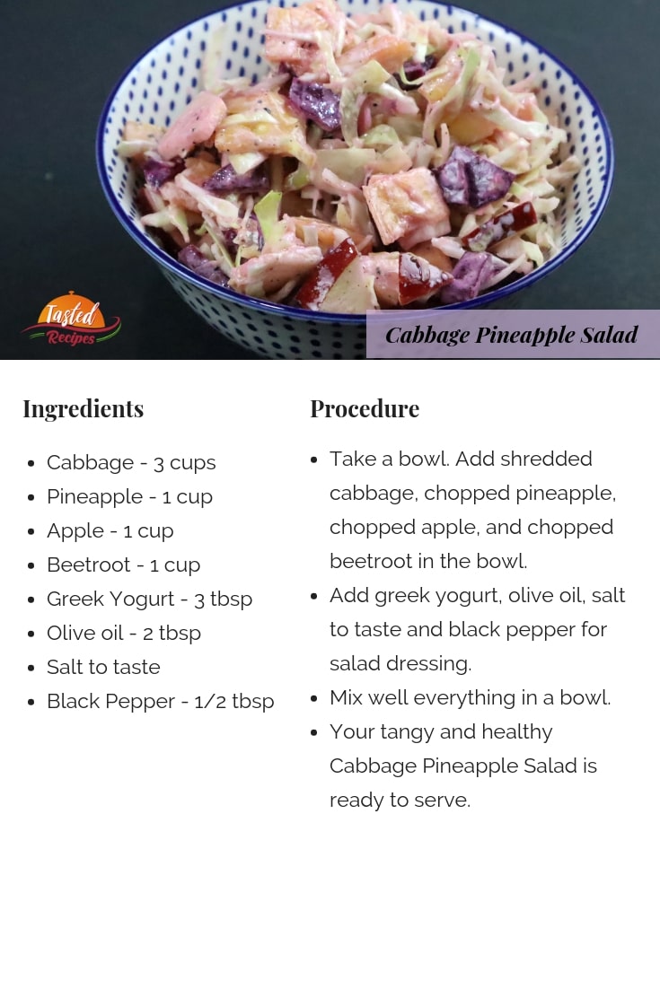 cabbage pineapple salad