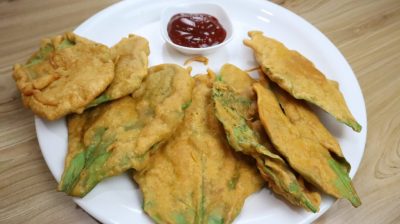 palak fritters