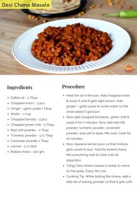 How to Make Desi Chana Masala - Tasted Recipes