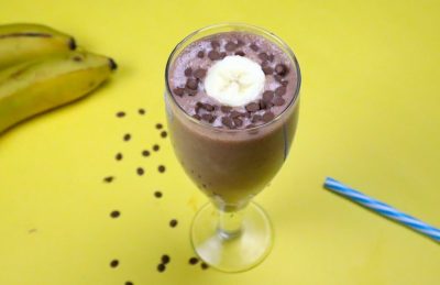 chocolate banana milkshake