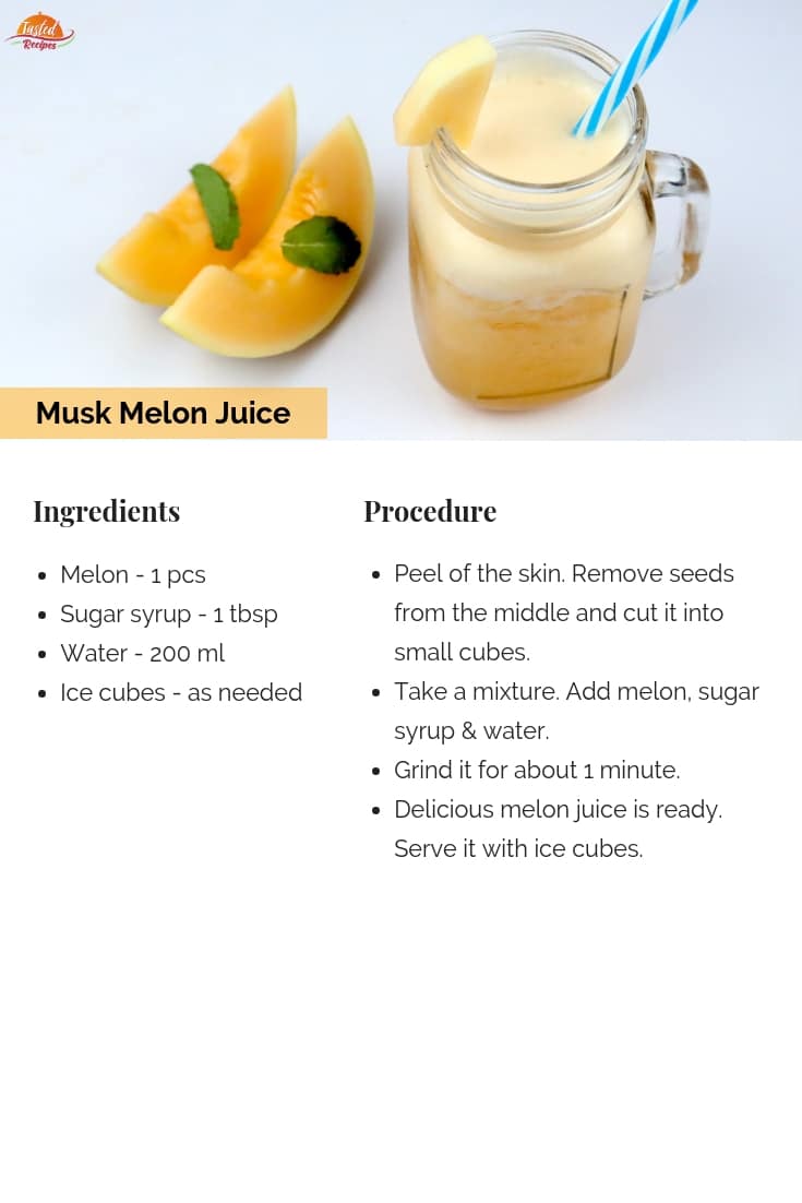 musk melon juice