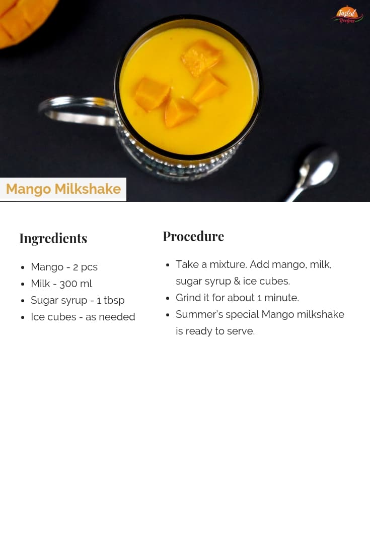 mango milkshake