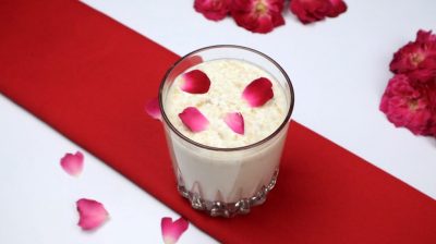 gulkand milkshake