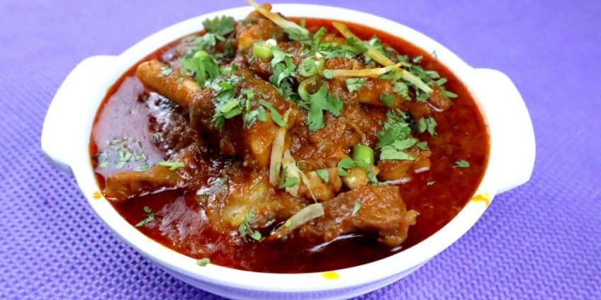 Hyderabadi mutton paya