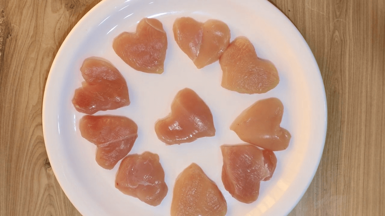 Teriyaki Chicken Hearts step-1