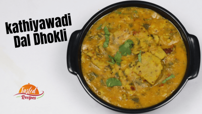 kathiyawadi dal dhokli