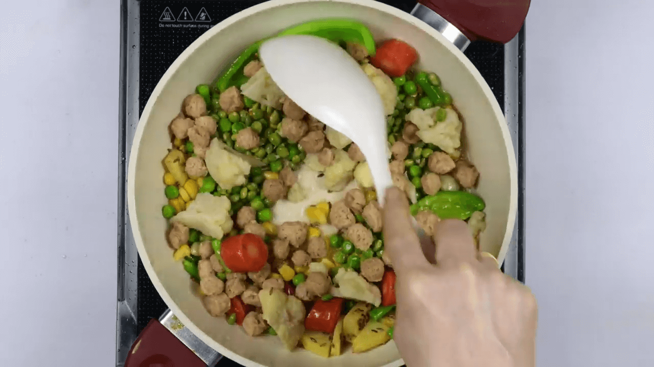 Vegetable Pulao step-3