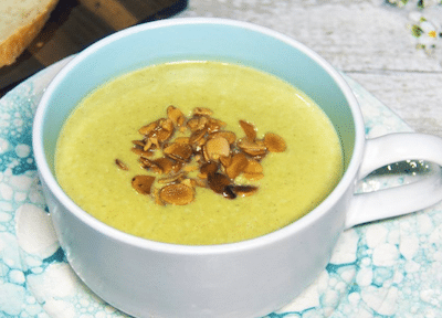 broccoli & almond soup