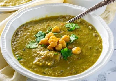 cauliflower wild rice curry soup