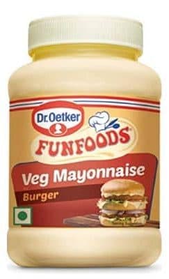 dr oetker funfoods burger mayonnaise eggless