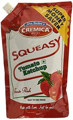eliis harvey cremica squeezy tomato ketchup pouch