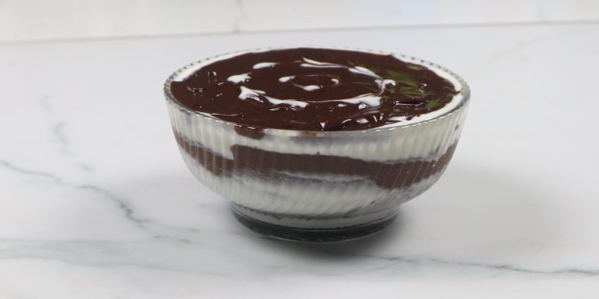 eggless chocolate pudding