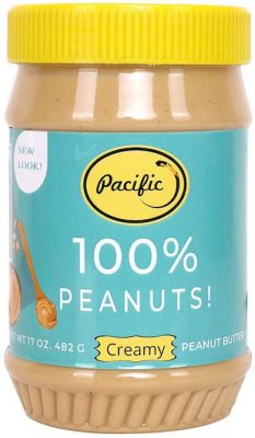 pacific peanut butter natural creamy jar