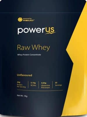 powerus raw whey protein powder