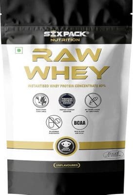 six pack nutrition raw whey protein