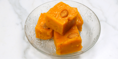 mango custard halwa