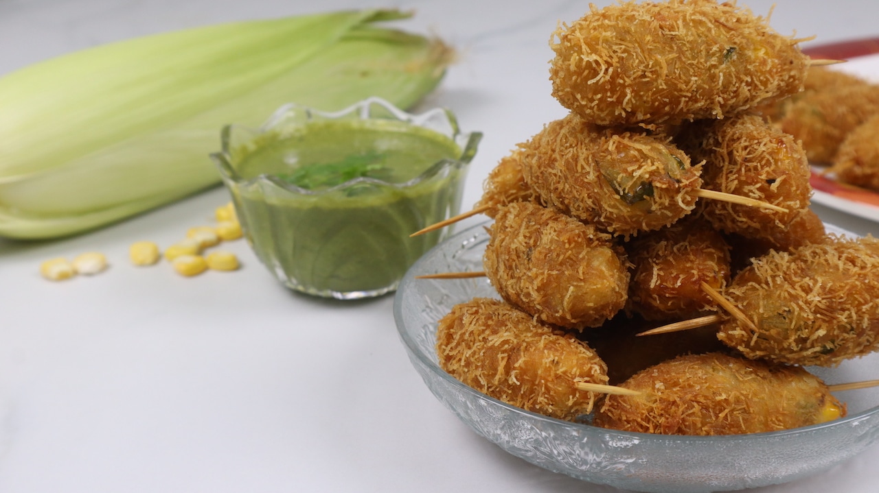 Crispy Corn Kabab Recipe Tasted Recipes