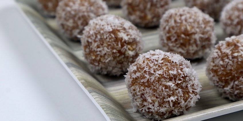 dates almond coconut energy balls