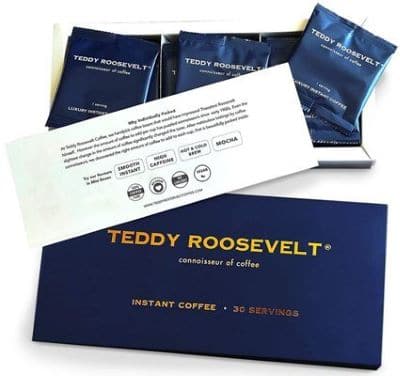 teddy roosevelt luxury instant coffee
