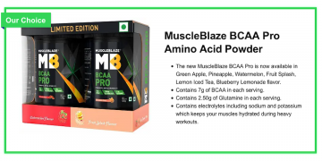 Best BCAA (Branched-Chain Amino Acids) in India