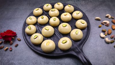 milk powder peda