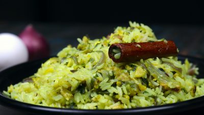 Methi Egg Rice