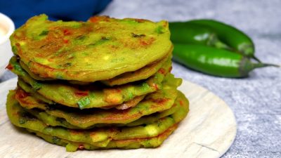 Yellow Moong Dal Chilla