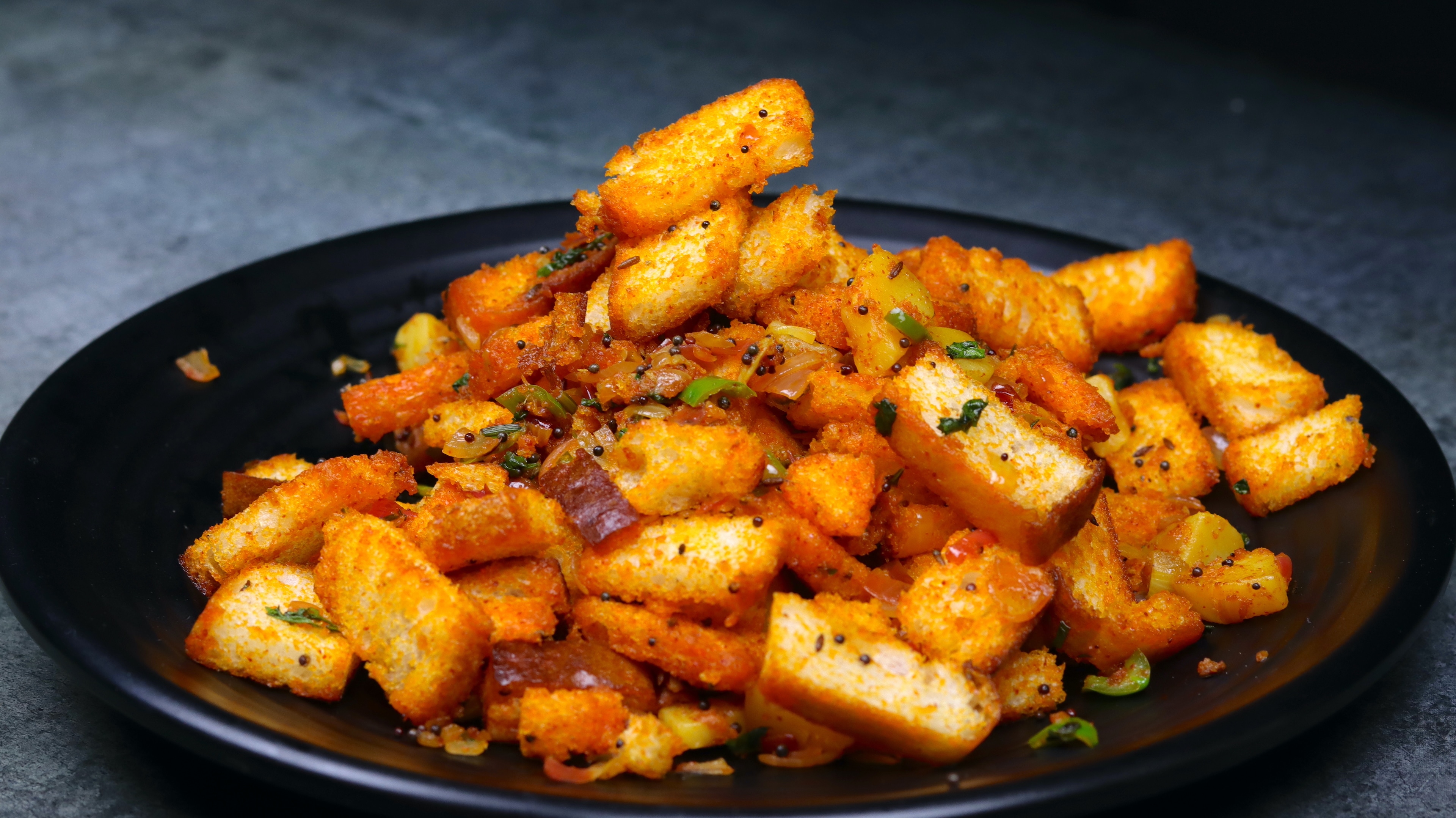 Bread Upma - Quick Breakfast Recipe - Tasted Recipes