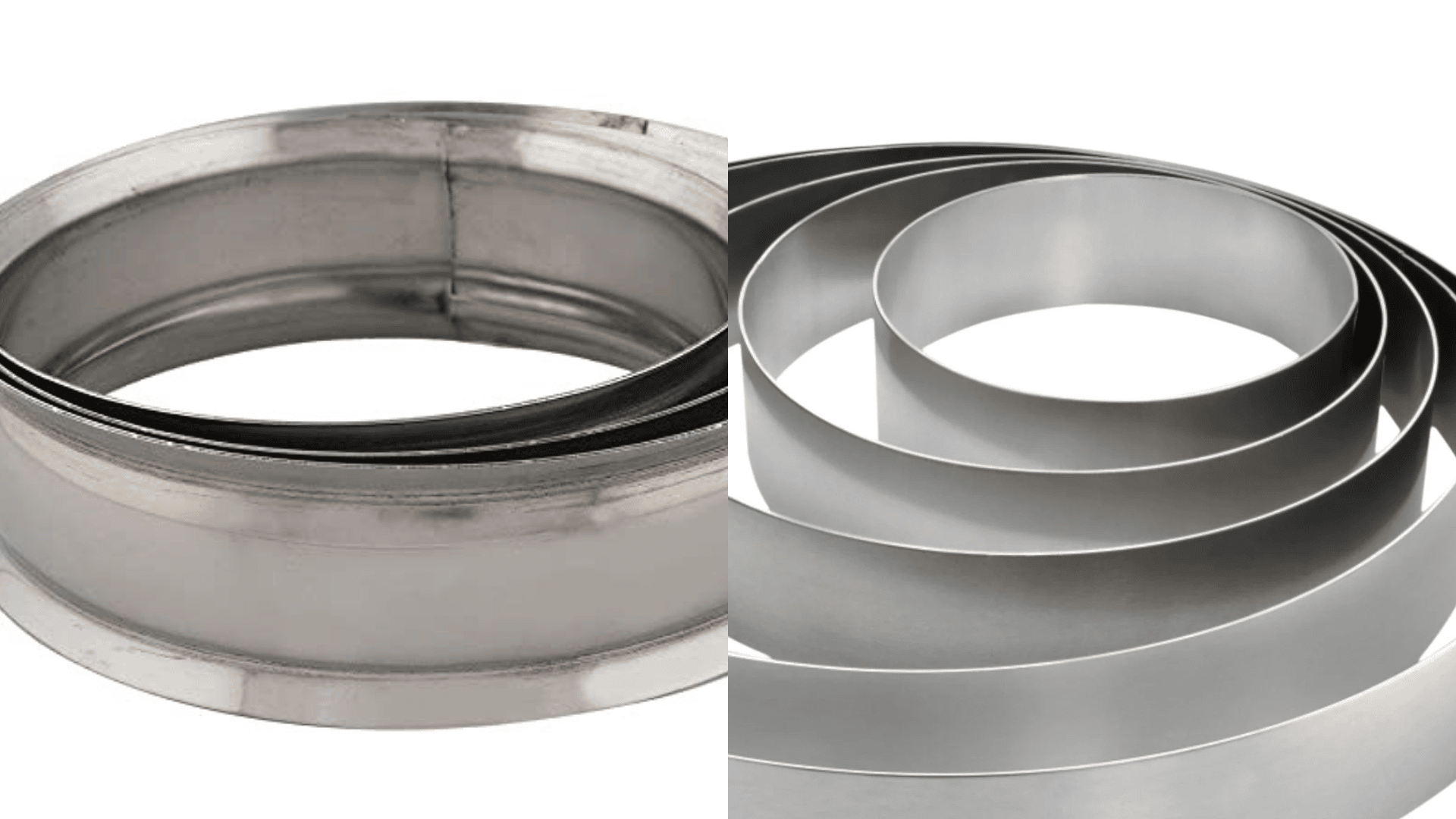 steel rings as mould to make round chilla