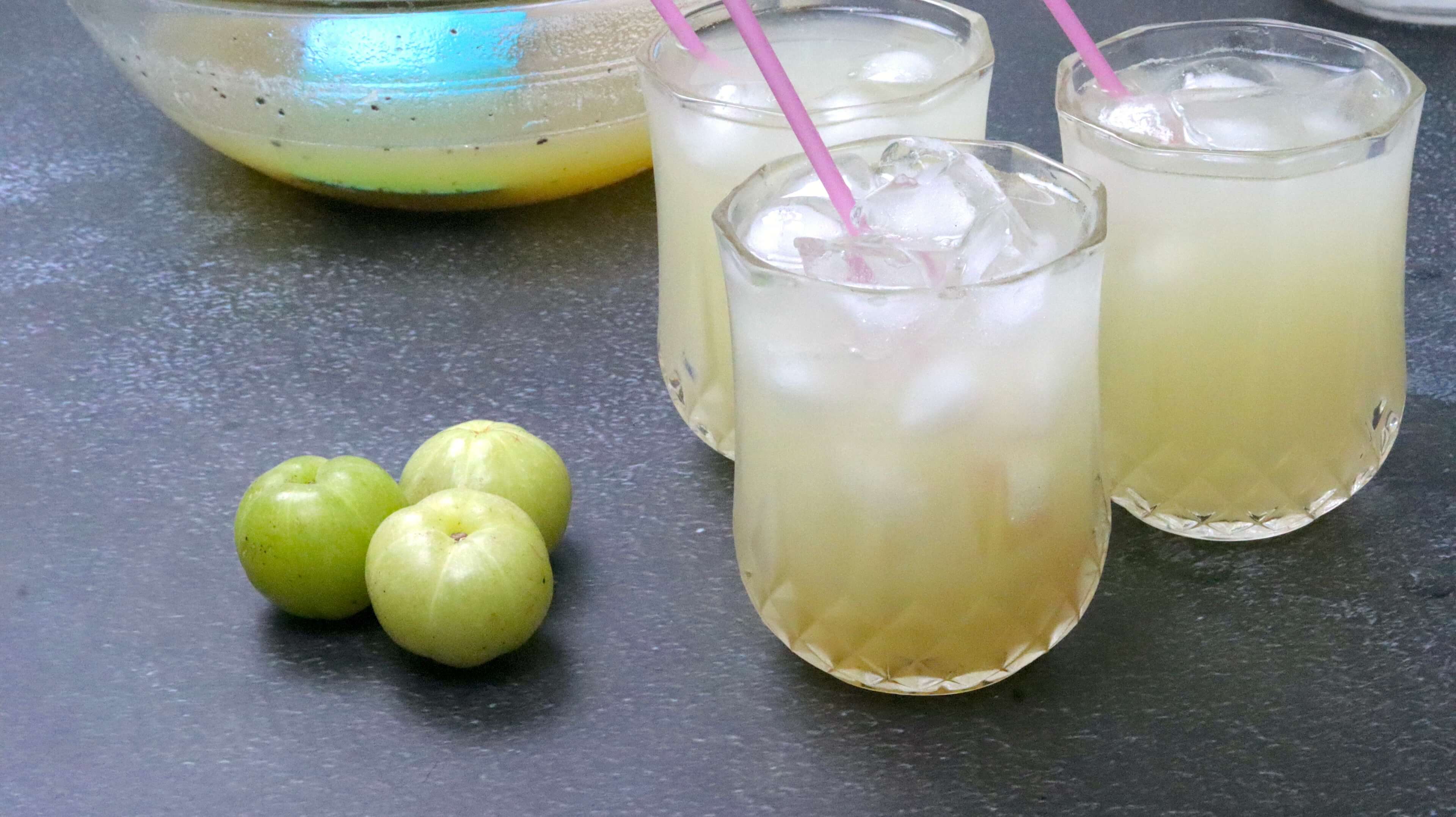 amla juice making