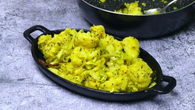 Cabbage Cauliflower Dhokla