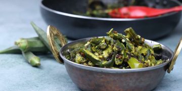 Green Garlic Bhindi