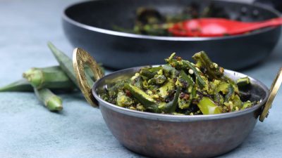Green Garlic Bhindi