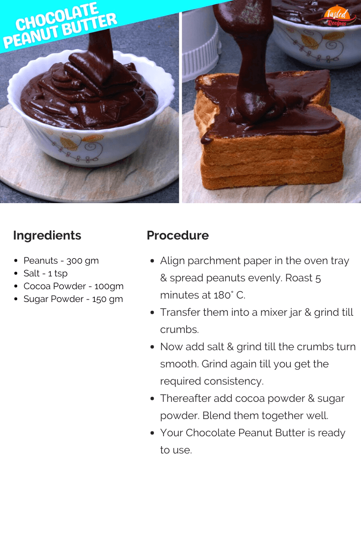 Chocolate Peanut Butter Recipe card