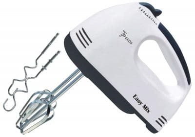 ADITYA fashion® Electric Hand Mixer and Blenders with Chrome Beater and Dough Hook Stainless Steel Attachments - for Cake Egg Bakery